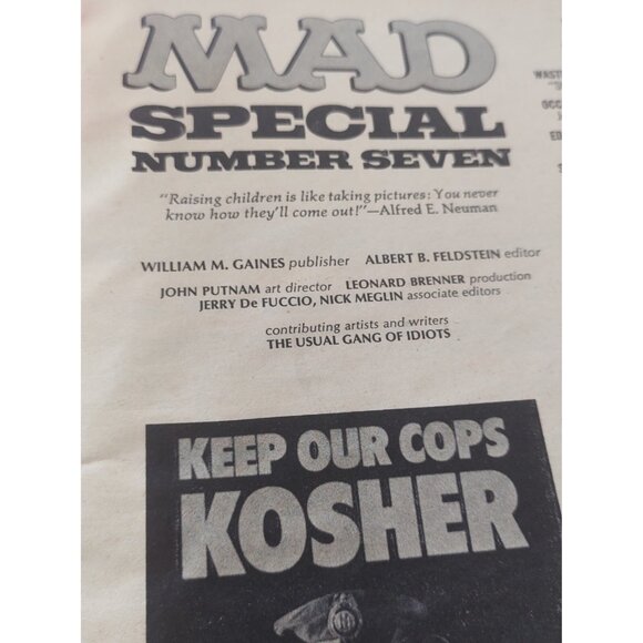 Vintage Mad Magazine "Mad Special Number Seven" 1972 - Picture 5 of 8